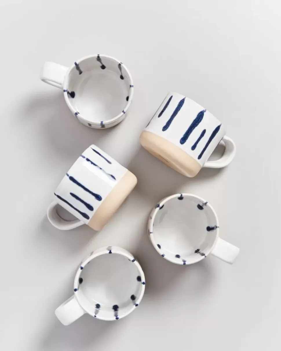 Motel a Miio Nodoa Tasse Weis Blau| Tassen & Becher