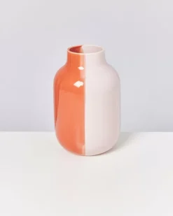Motel a Miio Nuno Vase L Half Coral Rose| Vasen