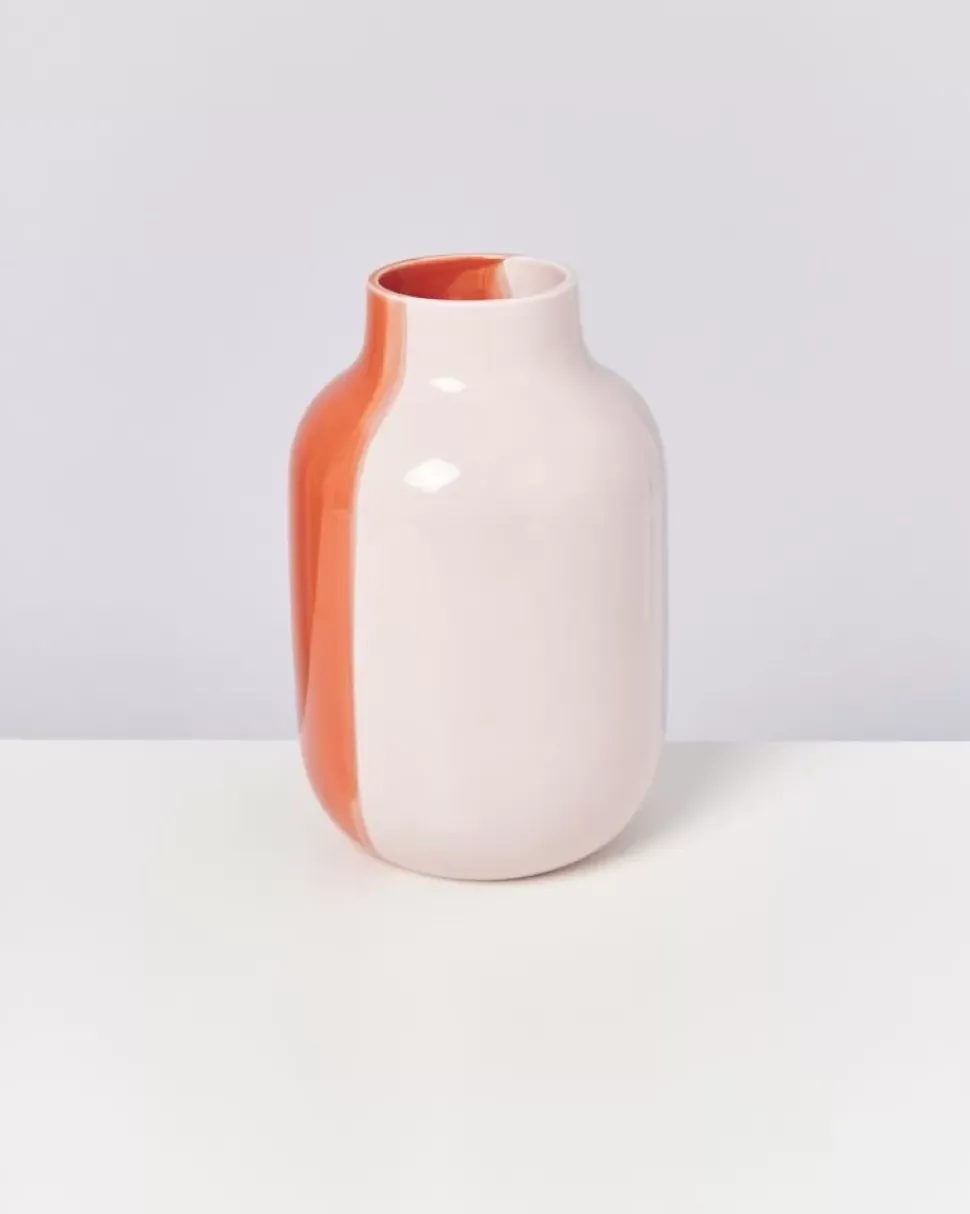 Motel a Miio Nuno Vase L Half Coral Rose| Nuno L