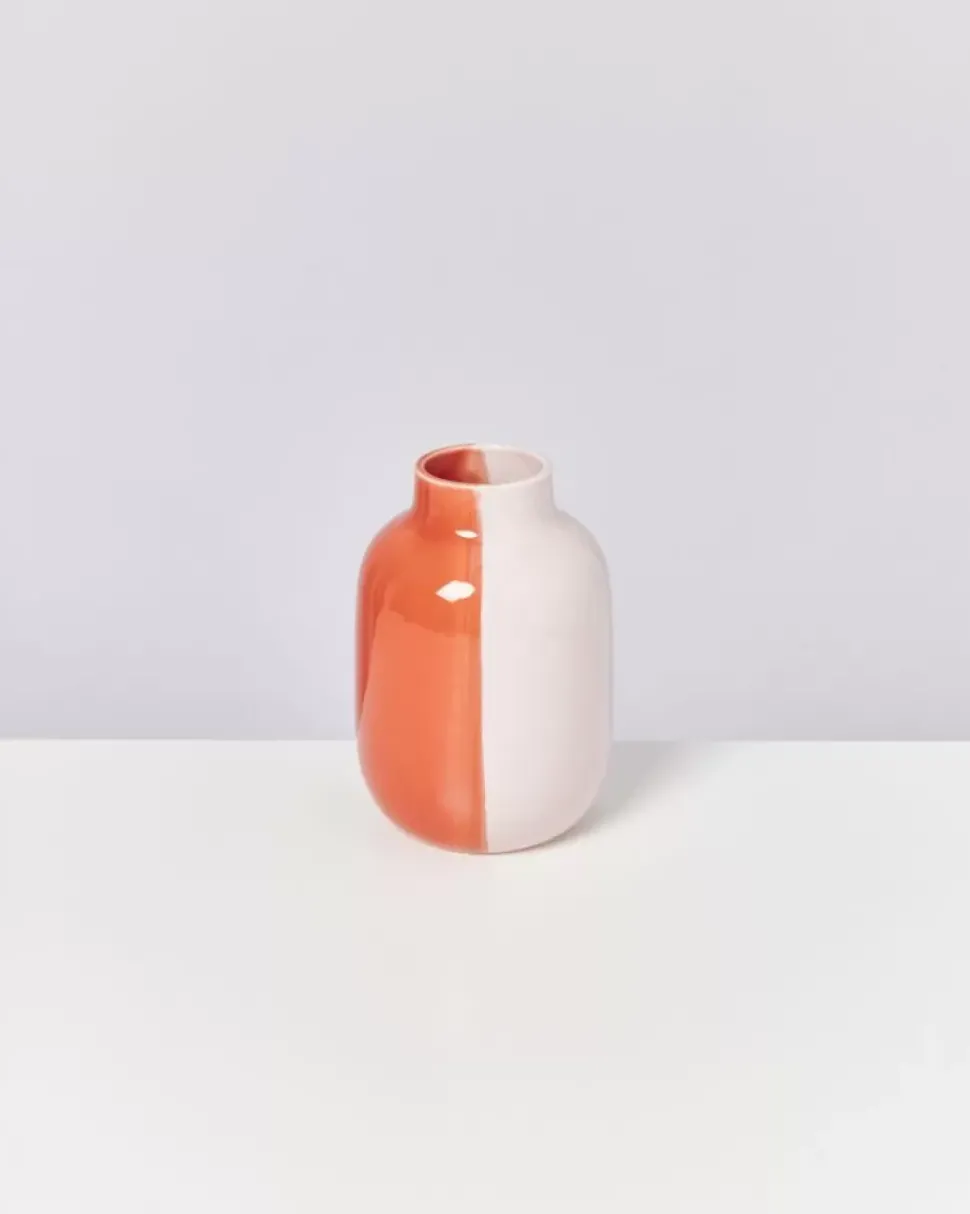 Motel a Miio Nuno Vase M Half Coral Rose| Vasen