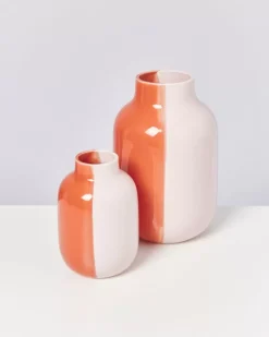 Motel a Miio Nuno Vase M Half Coral Rose| Vasen