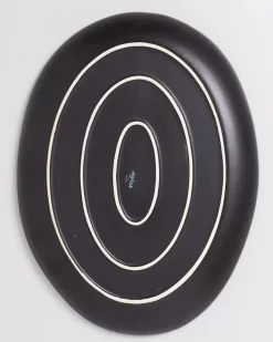 Motel a Miio Sintra Servierplatte Oval Xl Schwarz| Servierplatten