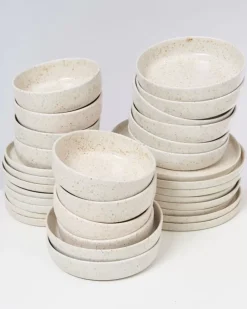 Motel a Miio Tavira Sand Dots - 32 Teiliges Set| Geschirr Sets