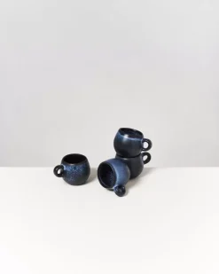 Motel a Miio Turmalina 4Er Set Espressotasse Schwarz| Tassen & Becher Sets