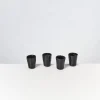 Motel a Miio Turmalina 4Er Set Espressobecher Schwarz| 4 Teilige Sets