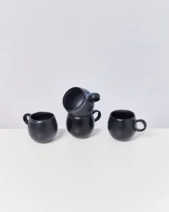 Motel a Miio Turmalina 4Er Set Tasse Klein Schwarz| Tassen & Becher