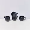 Motel a Miio Turmalina 4Er Set Tasse Klein Schwarz| 4 Teilige Sets