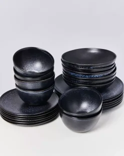 Motel a Miio Turmalina Schwarz - 24 Teiliges Set| 24 Teilige Sets