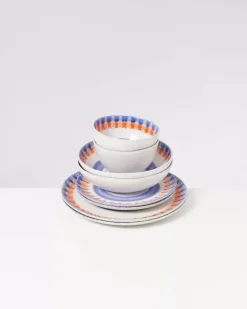 Motel a Miio Verao Blau Orange - 8 Teiliges Set| 8 Teilige Sets