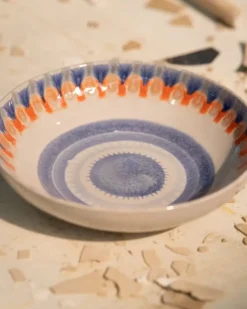 Motel a Miio Verao Pastateller Blau Orange| Pastaschalen