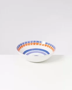 Motel a Miio Verao Servierschale Gros Flach Blau Orange| Servierschalen