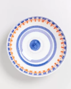Motel a Miio Verao Servierschale Gros Flach Blau Orange| Obstschalen