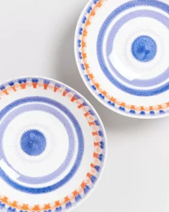 Motel a Miio Verao Servierschale Gros Flach Blau Orange| Obstschalen